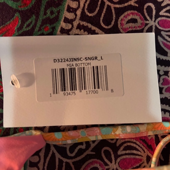 NWT Pacsun Dippin Daisy's Pink Pearl Swim Top (L) - Picture 8 of 9